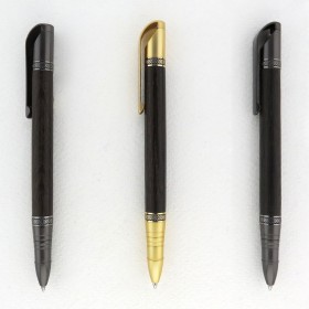 Dreh-Kugelschreiber, Mooreiche, mit Griffmulde vom 3.5.2022