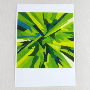 Postkarte  "grüner Kern" von Thora Wietrek