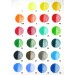 Farbkarte 1 vom Wachs-Aquarell Farbstifte 8280 Wax - Einzelstifte von Koh-I-Noor