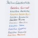 Farbkarte Pelikan Edelstein-Tinten im 50ml Glas