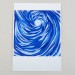 Postkarte "blaue Spirale" von Thora Wietrek
